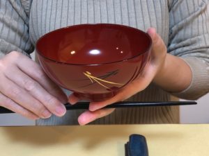 和食お椀と箸